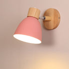 Wall Light for Living Room with Angled Arm and Conical Shade