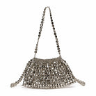 Mirrored Disco Mesh Bag with Chain Strap