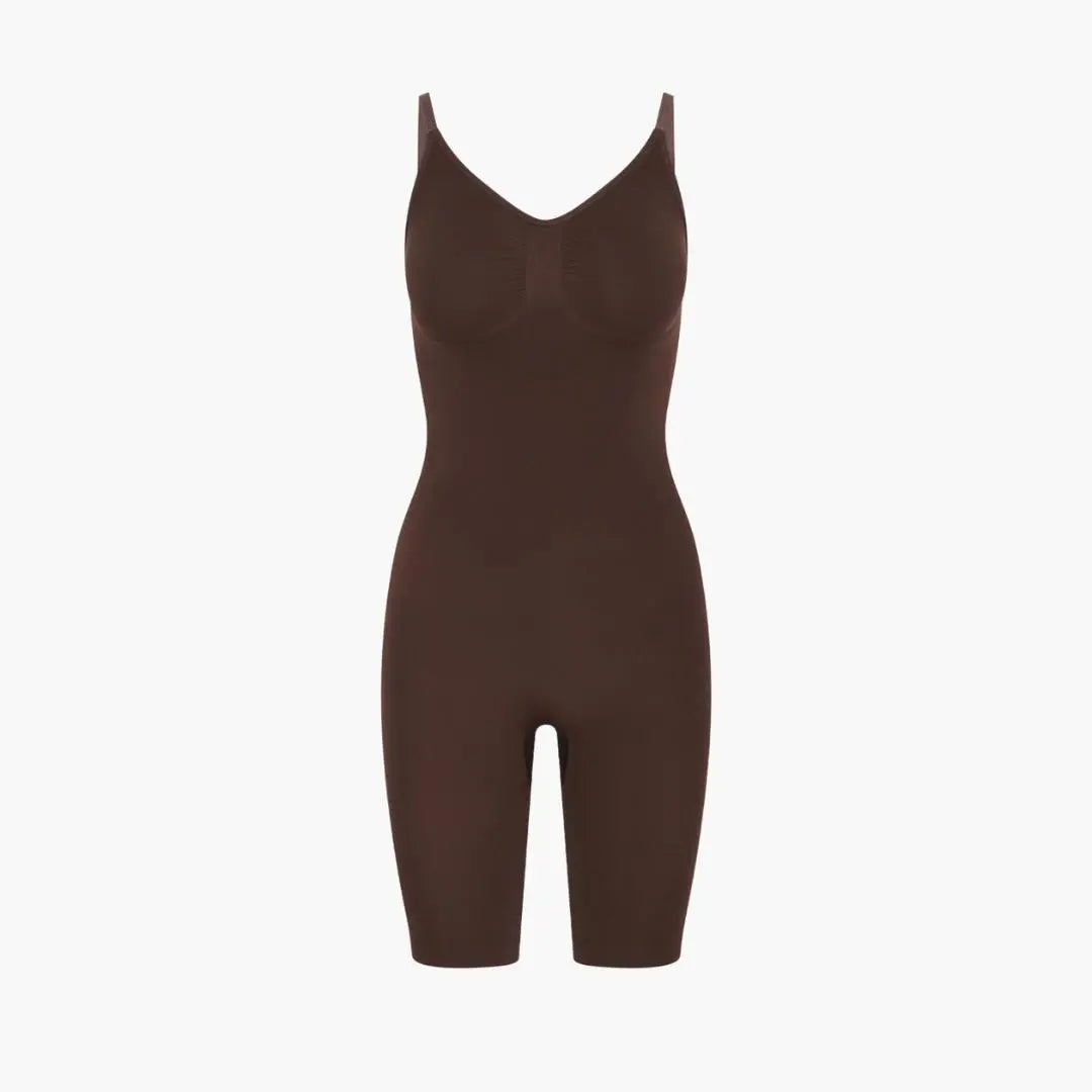 Full body shaping bodysuit | Naadloze dames shapewear met open bustedesign