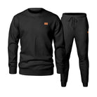 Men's 2 Piece Sweatsuit Set – Textured Jacquard Jacket & Pants
