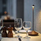 Cordless LED Table Lamp – Dimmable Rechargeable Light in White and Gold