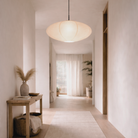 Wabi Sabi Oval Rice Paper Pendant LED Light, view 4
