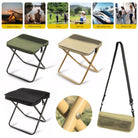 2-in-1 Foldable Backpack Chair with Built-In Seat