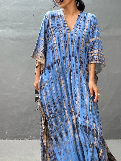 Raine | Kaftan Maxi Jurk voor Dames – Zomerflair en Comfort