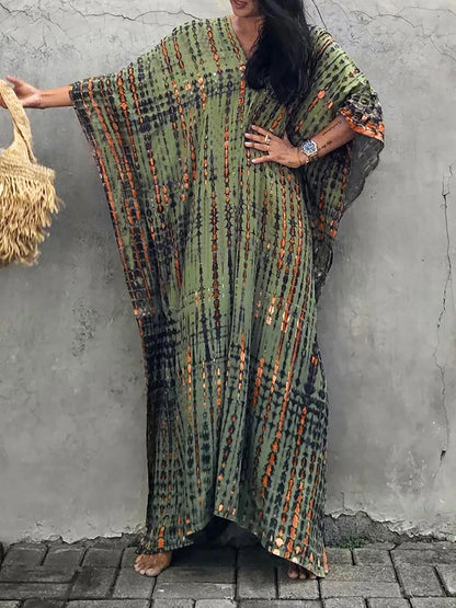 Raine | Kaftan Maxi Jurk voor Dames – Zomerflair en Comfort