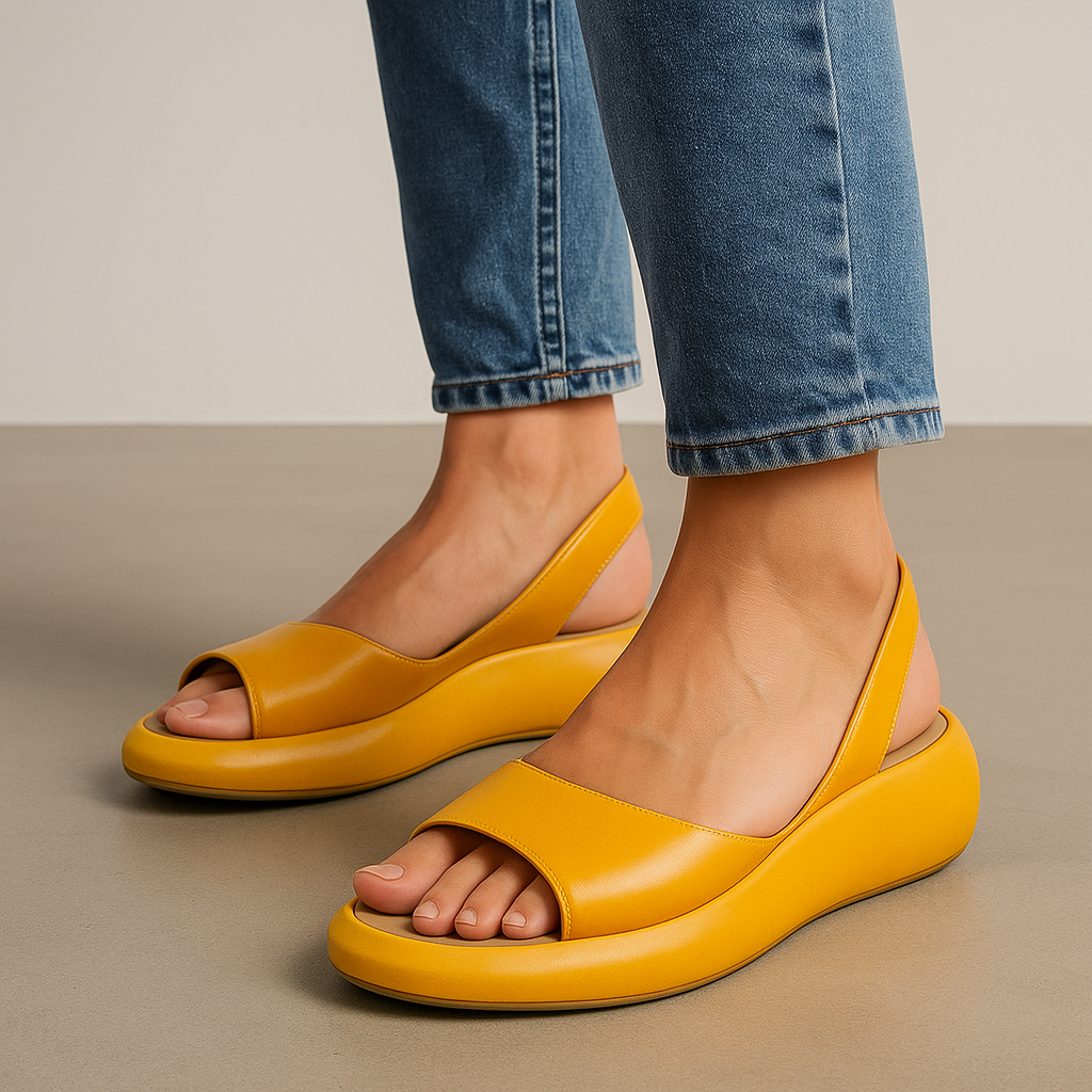Women's Open Toe Sandals - Casual Summer Flat Sandals