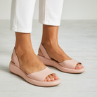 Women's Open Toe Sandals - Casual Summer Flat Sandals