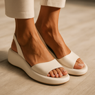 Women's Open Toe Sandals - Casual Summer Flat Sandals