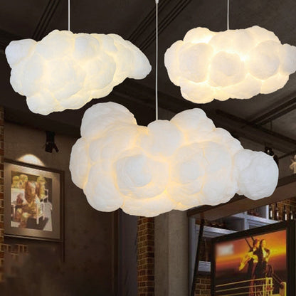 Wolken Hanglamp – Wit, Dromerig Design voor Slaapkamer of Kinderkamer Decoratie