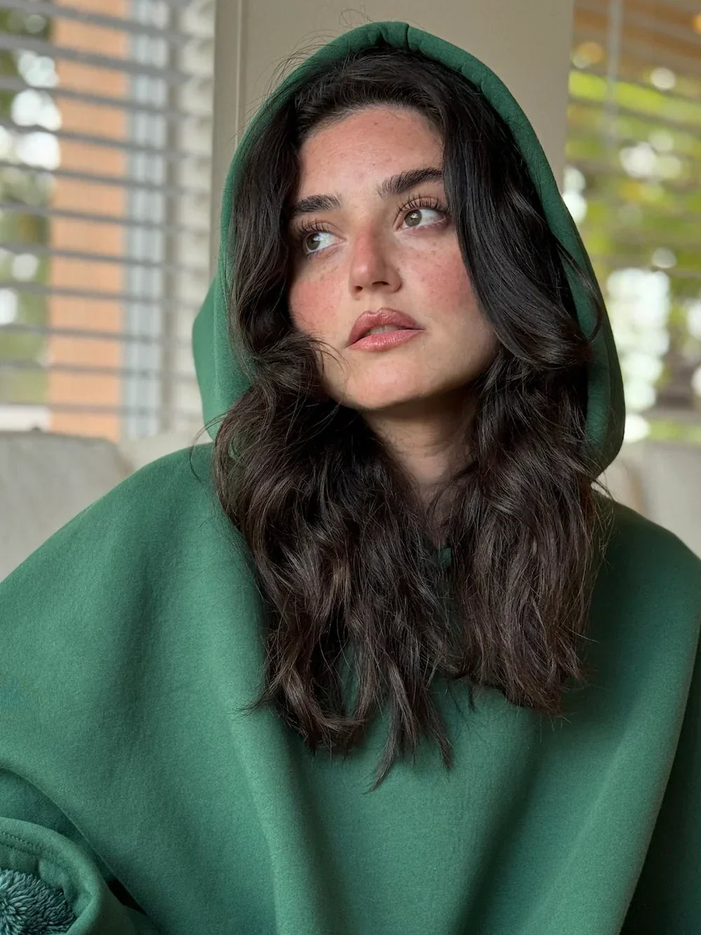 Robin Hoodie Blanket Dames | Oversized Deken Hoodie met Zijdezachte Stof