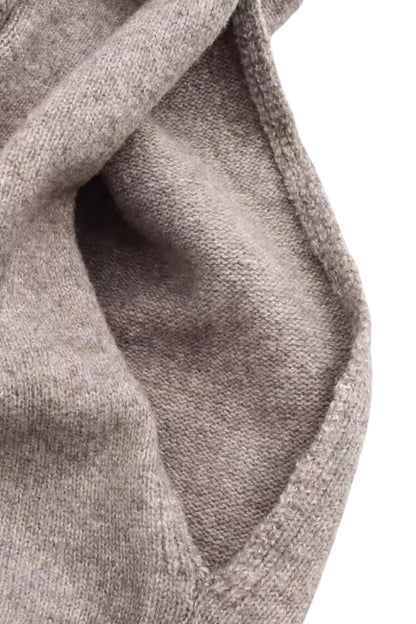 Aurora Poncho | Dames cape-vest met ronde hals en casual stijl