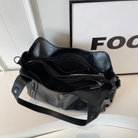 Women's Shoulder Bag in Vegan Leather - Structured Multi-Pocket Design