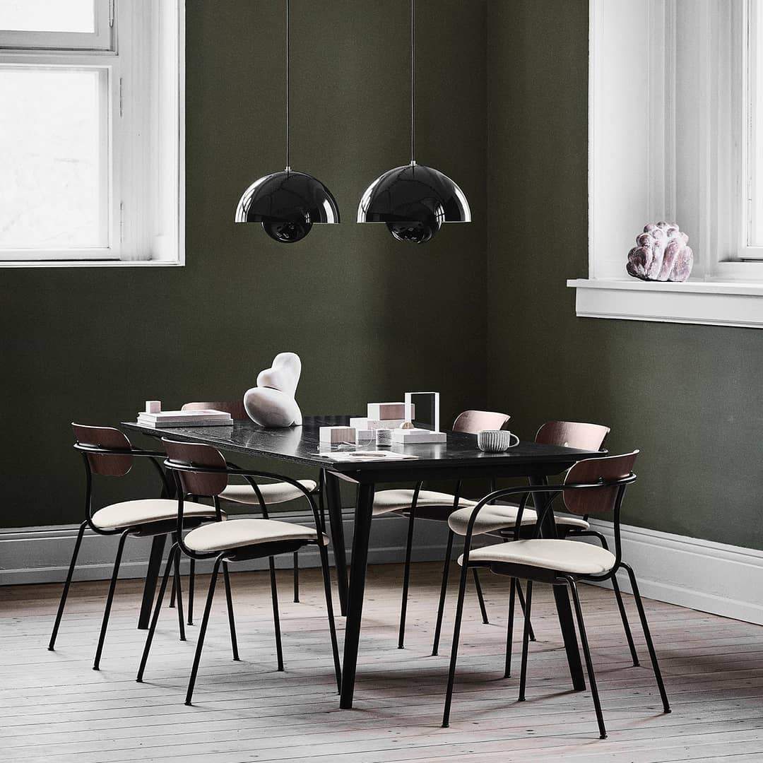 Nature-Inspired Ceiling Lamp – Iron, Adjustable Cord, Warm White Light