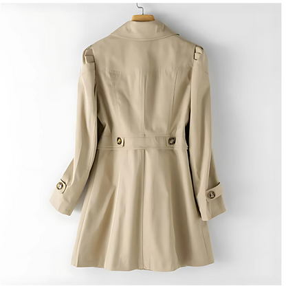 Eliza | Dames Trenchcoat – Lichtgewicht Trenchcoat met Elegante Snit en Vrouwelijke Belijning