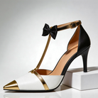 Vivienne Blacktie Heels — side view
