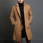Men's Formal Winter Coat – Tailored Wool-Blend Overcoat