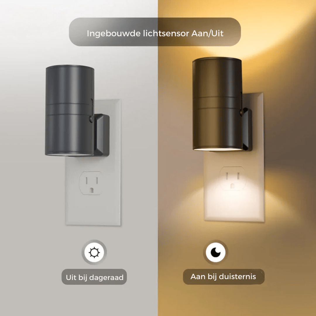 LED Plug-In Night Light with Sensor, Dimmable