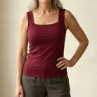 Women's Built-In Bra Tank Top - Soft Stretch Comfort Top