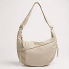 Women's Nylon Crossbody Bag with Multiple Zip Pockets