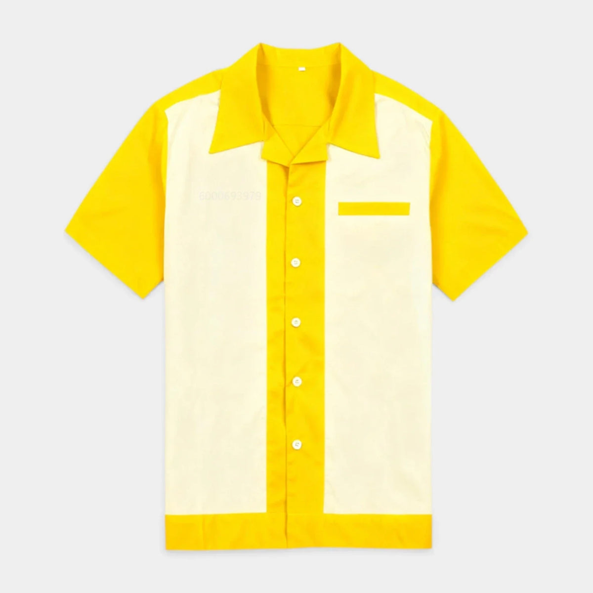 Mens Shirts Short Sleeve Button-Up Camp Collar
