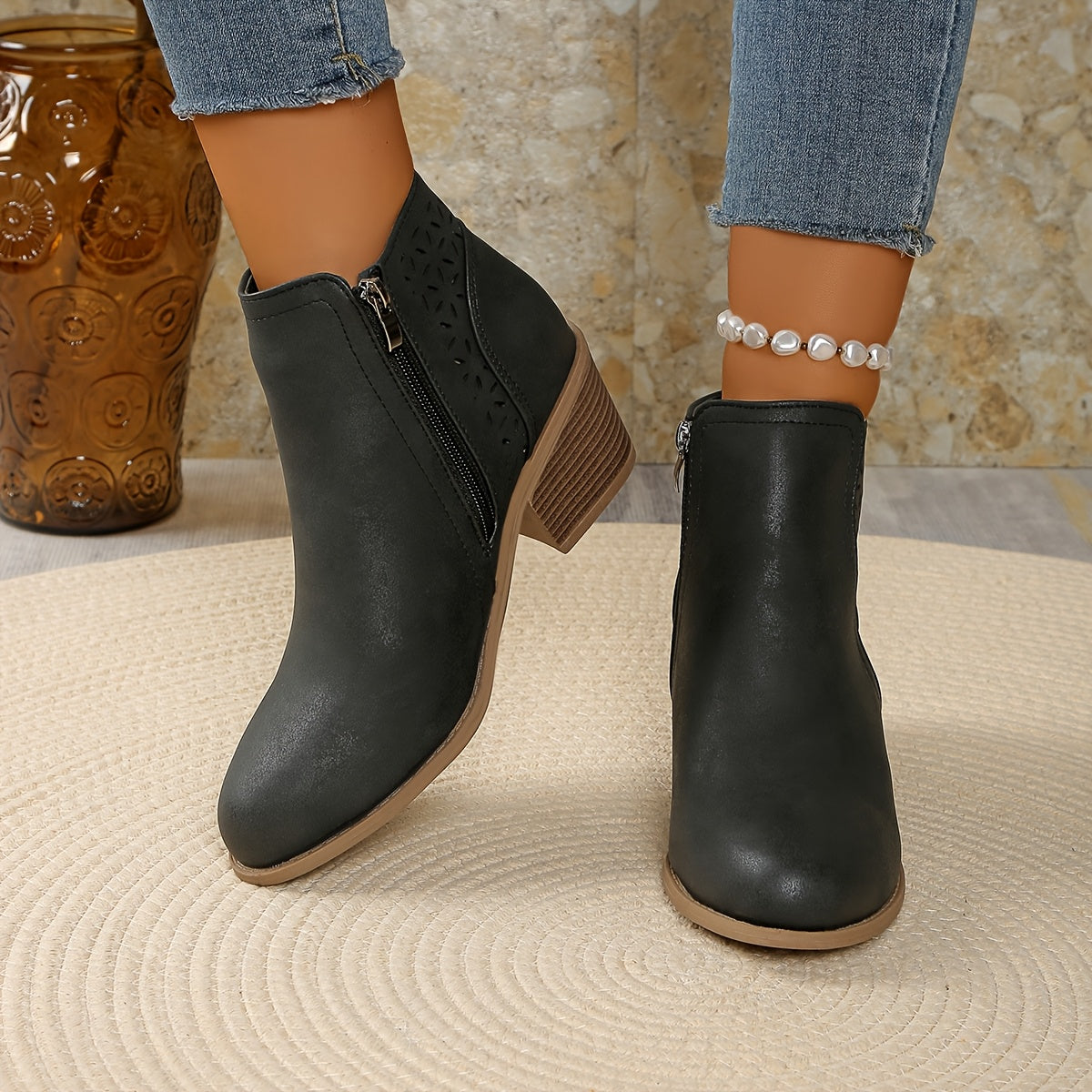 Women's Orthopaedic Boots with Non-Slip Sole