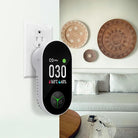 3-in-1 Carbon Monoxide Detector with Temperature and Humidity Monitoring – Plug-and-Play CO Alarm for Home Safety 0
