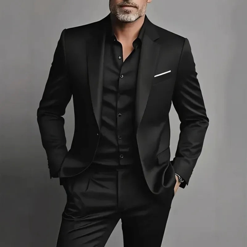 Men's Slim Fit Suits - Tailored Jacket & Trousers Set