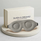 3D Contoured Sleep Mask – Light-Blocking & Lash-Friendly | Silken & Dreams