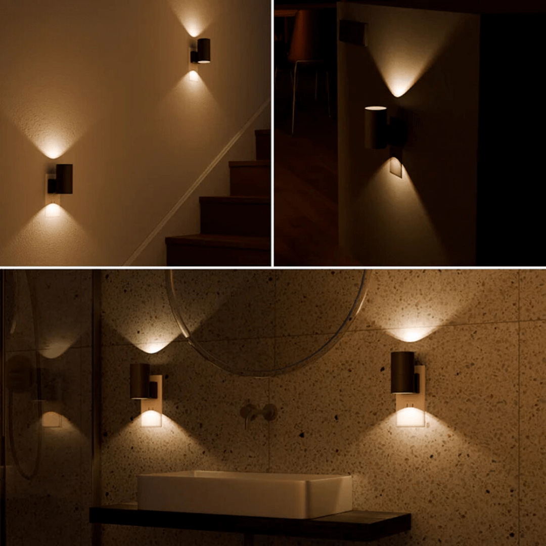 LED Plug-In Night Light with Sensor, Dimmable