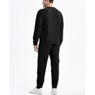 Men's 2 Piece Sweatsuit Set – Textured Jacquard Jacket & Pants