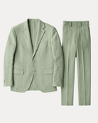 Men's Tailored Linen Suit – Breathable Wedding & Formal Wear