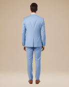Men's Two-Piece Tailored Suit – Stretch Fabric Slim Fit