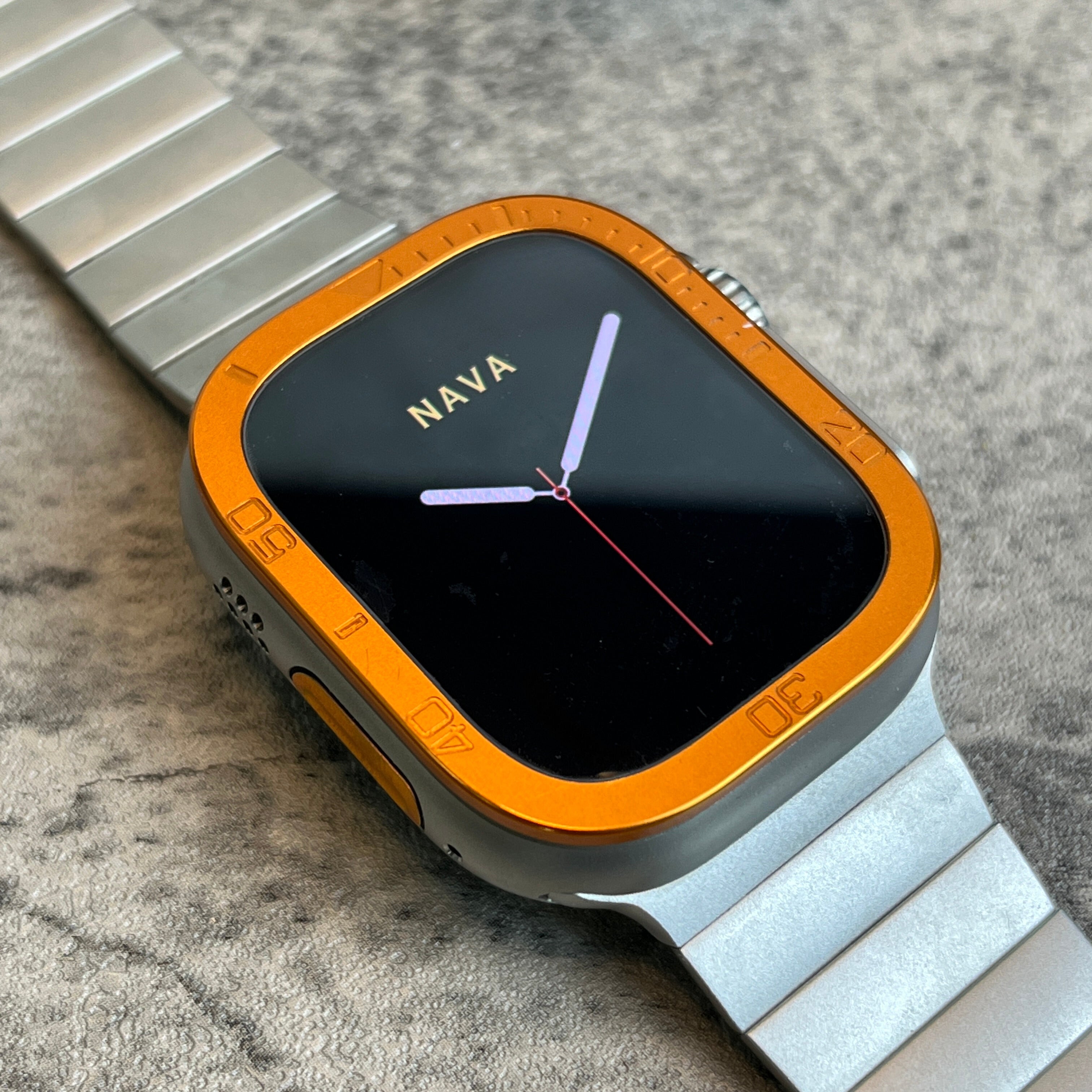 Smartwatch Screen Protector Case – Vintage Bezel Cover for Ultra 49mm