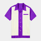 Mens Shirts Short Sleeve Button-Up Camp Collar