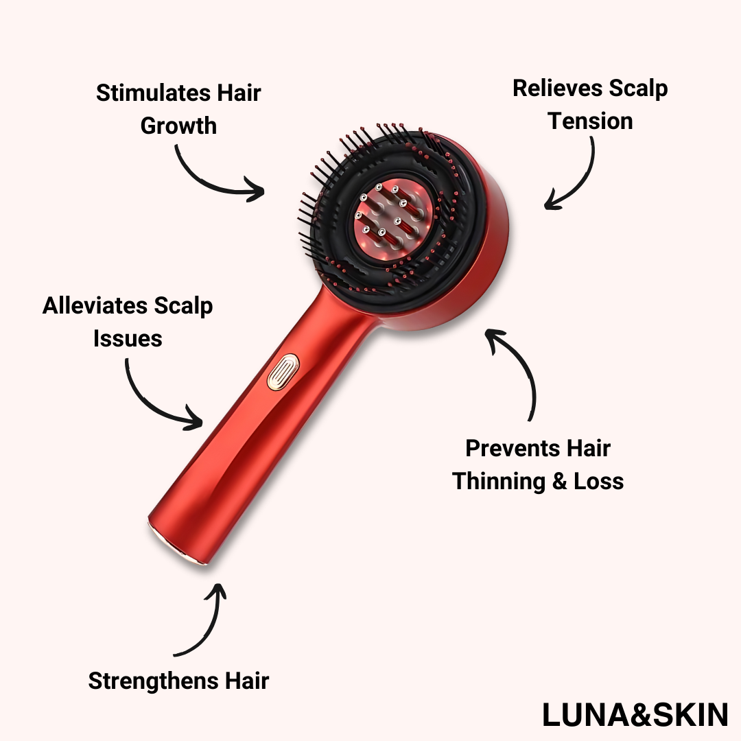 Scalp Massager Hair Care Tool – Handheld Head Massage Brush