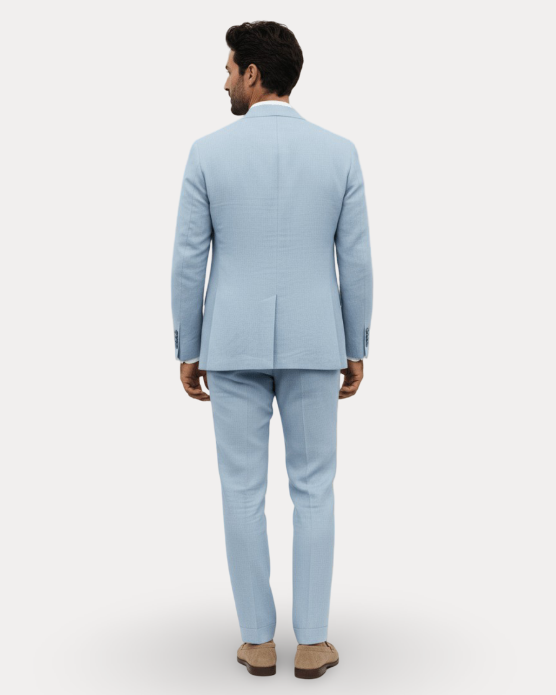 Men's Tailored Linen Suit – Breathable Wedding & Formal Wear