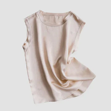Meliora | Dames Mouwloze Satijnen Top – Luxe, Lichtgewicht & Elegante Look