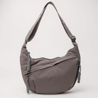Women's Nylon Crossbody Bag with Multiple Zip Pockets