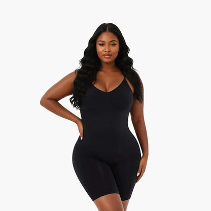 Full body shaping bodysuit | Naadloze dames shapewear met open bustedesign