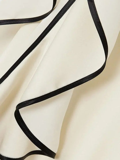 Kyana | Elegante Avondjurk voor Dames met Bloemenprint en Falbala-details