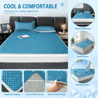 Foldable Cooling Sleep Mat - Breathable Summer Bed Topper