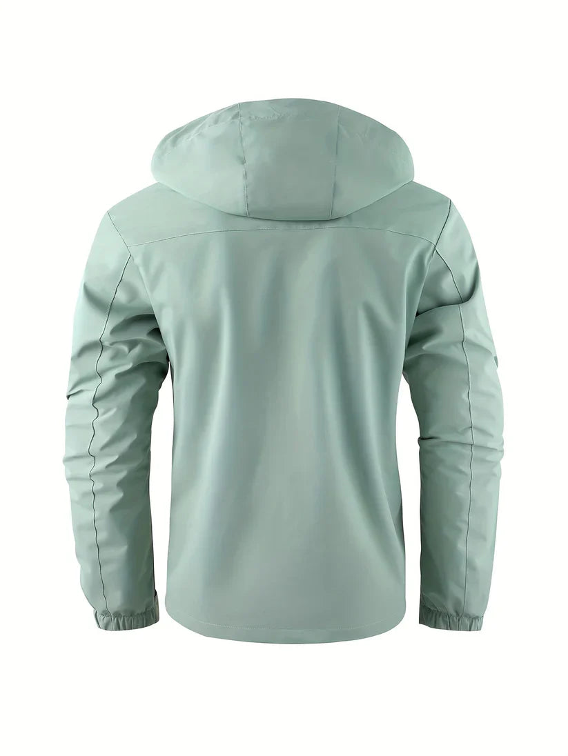 Heren Waterdichte Winterjas – Met Capuchon, Casual, Geschikt voor Koude Weer