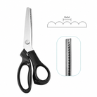 Spring-Assisted Zigzag Pinking Shears – Hardened Steel Fabric Scissors