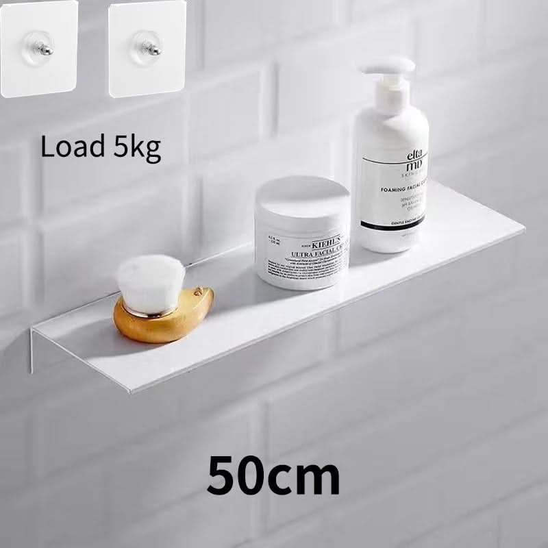 Floating Wall Shelf No-Drill Adhesive Mount, 5kg Capacity