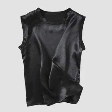 Meliora | Dames Mouwloze Satijnen Top – Luxe, Lichtgewicht & Elegante Look