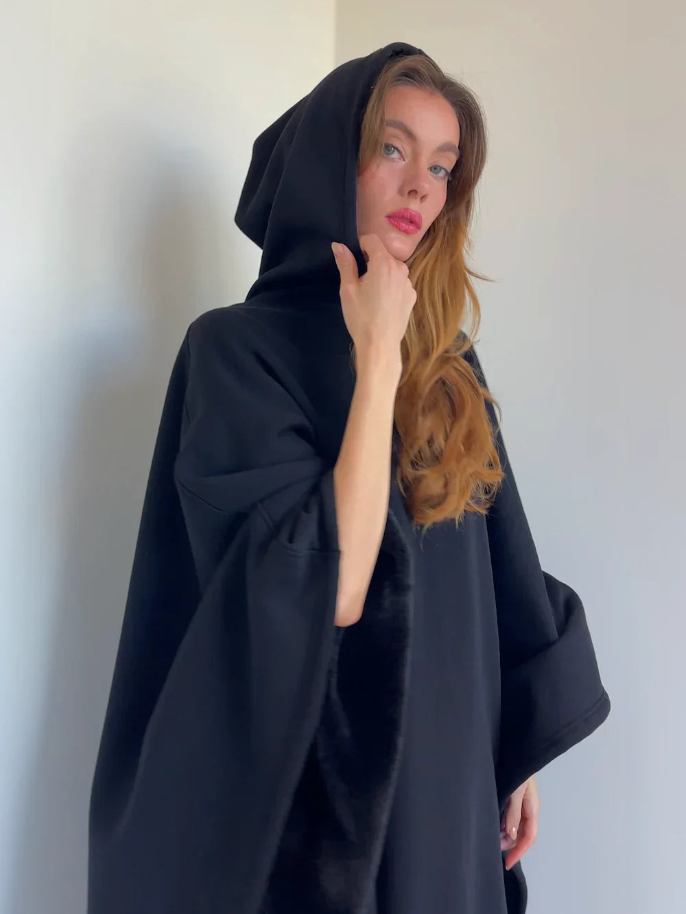 Robin Hoodie Blanket Dames | Oversized Deken Hoodie met Zijdezachte Stof