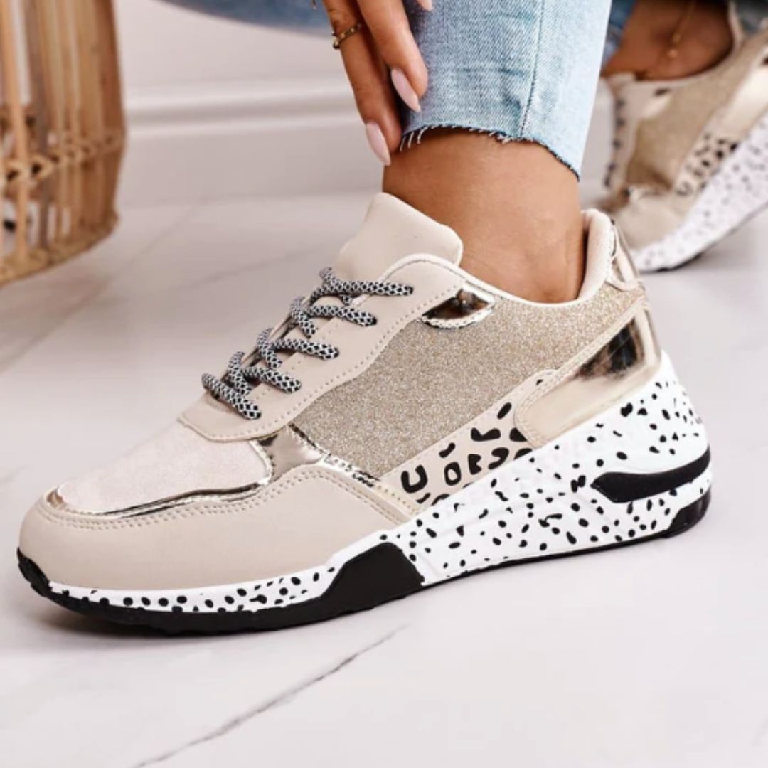 Adelien Dames Sneakers met Uitneembare Binnenzool