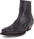 Unisex Western Boots with Embroidery - Genuine Leather Cowboy Boots