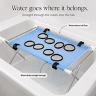 Elevated Non-Slip Dog Bath Platform – Stainless Steel