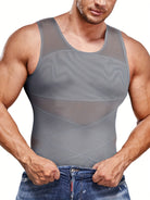 Men's Fitted Tank Top Sleeveless Muscle Vest Slim Fit